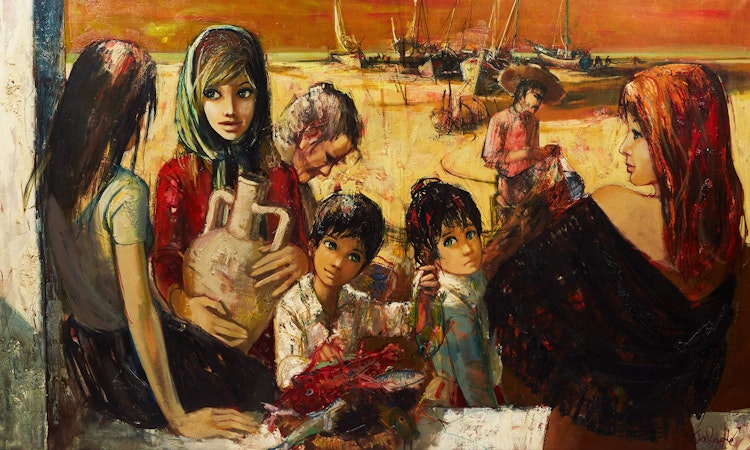 Artwork by Jean-Baptiste Valadié, L’Espagne, au soleil de 5 heures