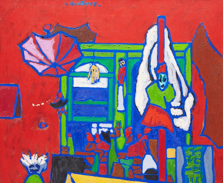 Artwork by John Godfrey, John’s Studio, Queen Street