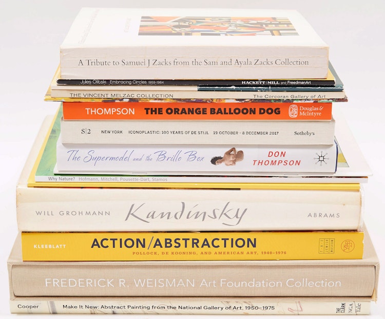 Artwork by Books and Reference, Fifteen Canadian and International Art Reference Books (Including Olitski, Hofmann, Kandinsky, among others)