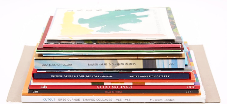 Artwork by  Books and Reference,  A Collection of Eighteen Gallery Publications