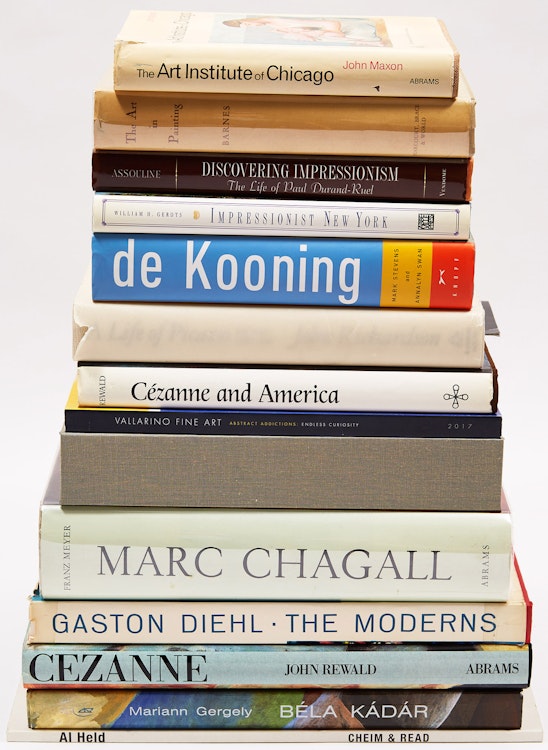 Artwork by Books and Reference, Fourteen International Art Reference Books (including Chagall, de Kooning, Cezanne and Picasso, among others)