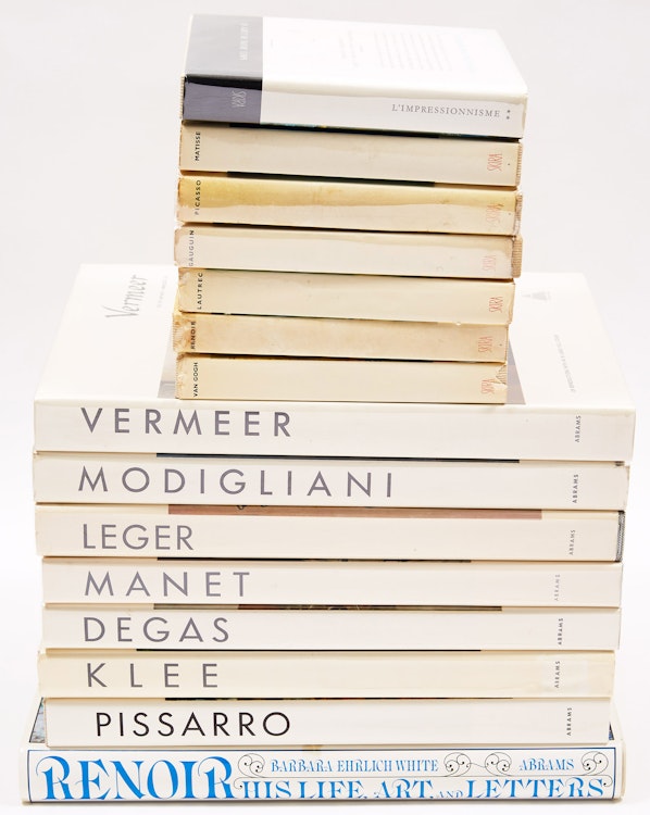 Artwork by Books and Reference, Fifteen International Art Reference Books (Including Renoir, Pissarro, Klee, Degas, Leger, among others)