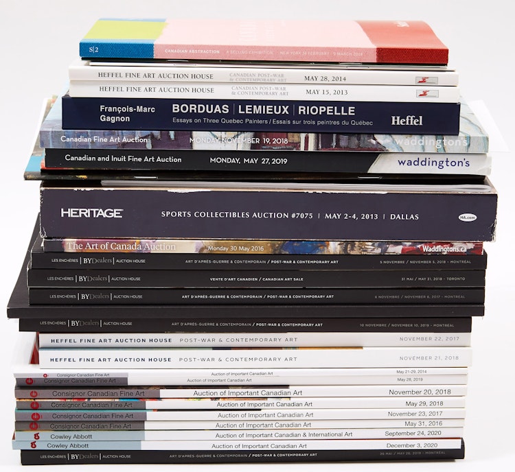 Artwork by  Books and Reference,  A Large Collection of Auction Catalogues and Publications