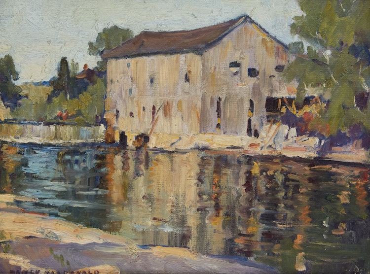 Artwork by Manly Edward MacDonald,  Sawmill, Plainfield