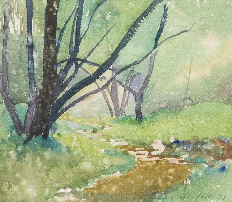 Artwork by Charles Fraser Comfort, Belt Line Creek