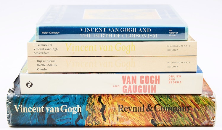 Artwork by Books and Reference, Collection of Books on Vincent Van Gogh