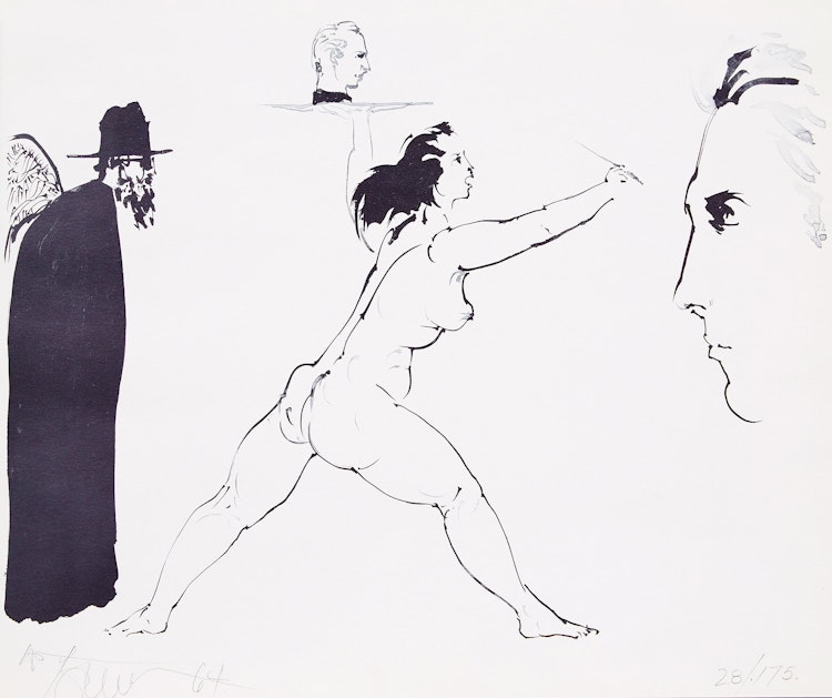 Artwork by Harold Barling Town, Harold Town: Enigmas