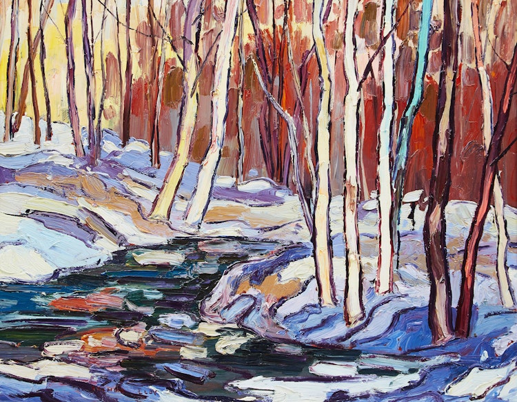 Artwork by Arthur Lloy, Winter Mood