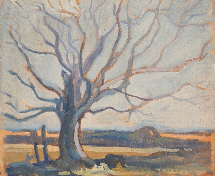 Artwork by Gerald Milne Moses, Four Landscape Studies