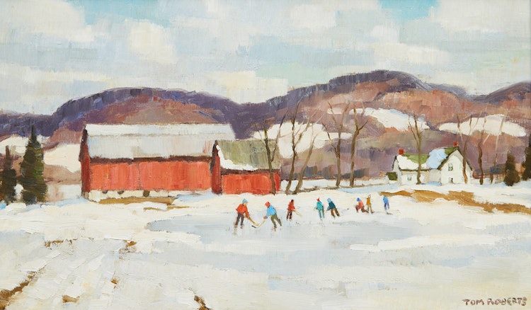 Artwork by Thomas Keith Roberts,  Late Winter - Ottawa Valley