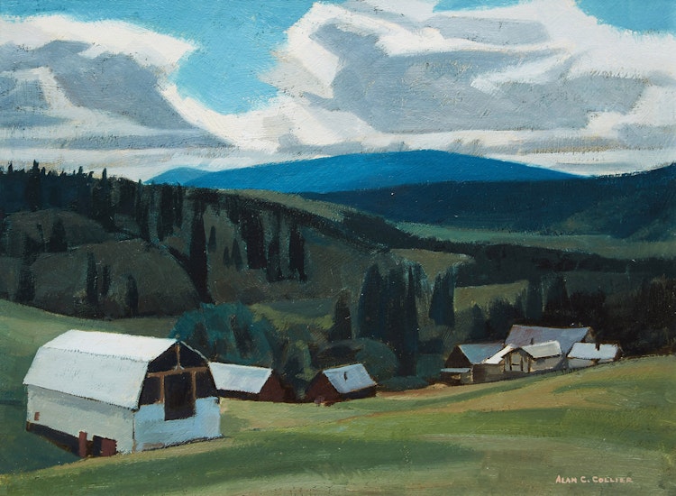Artwork by Alan Caswell Collier, Rock Mountain, B.C., South of Bridesville