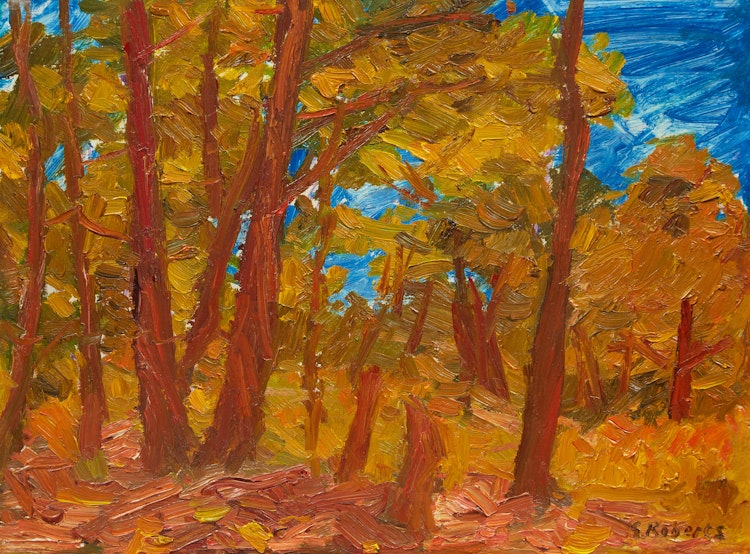 Artwork by William Goodridge Roberts, Landscape