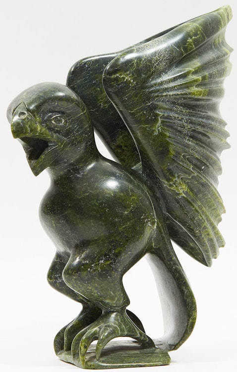 Artwork by Kumakuluk Saggiak, Falcon