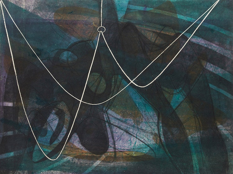 Artwork by Stanley William Hayter,  La Noyée