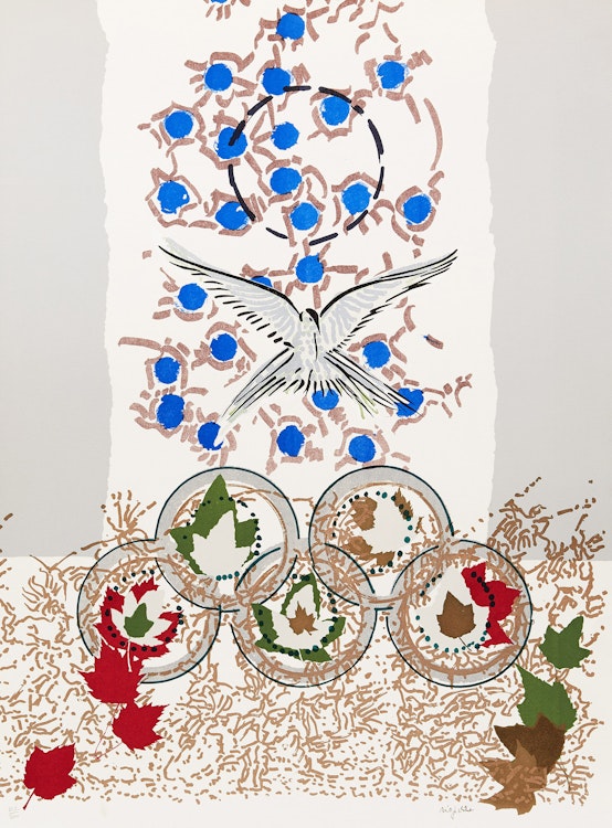 Artwork by Jean Paul Riopelle, Séoul