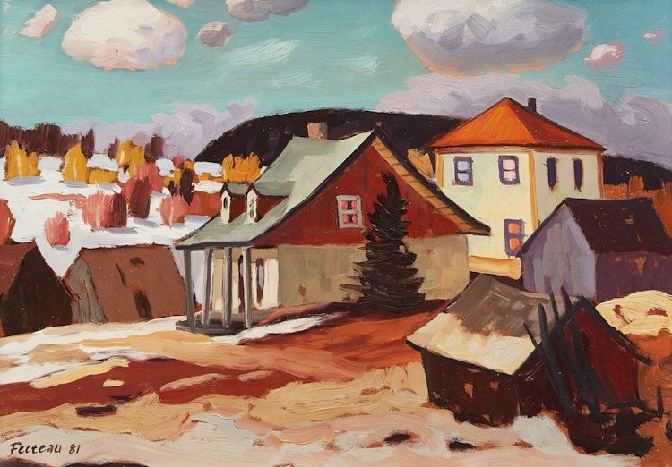 Artwork by Marcel Fecteau, Huberdo (Huberdeau)