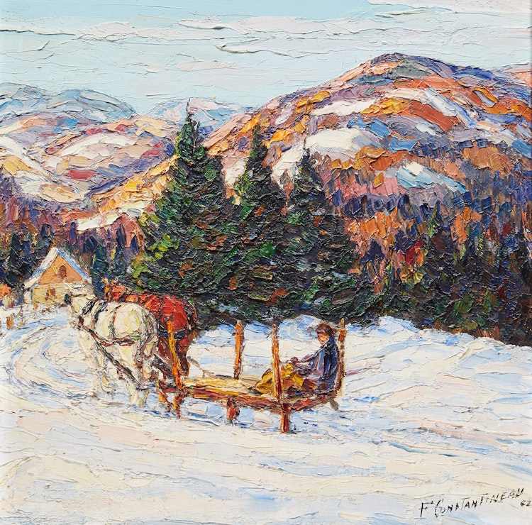 Artwork by Fleurimond Constantineau, Rawdon