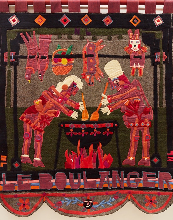 Artwork by Norman Laliberté, Le Boulanger