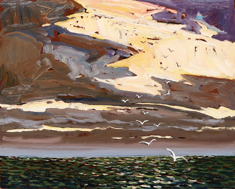 Artwork by Bruno Côté, Tadoussac