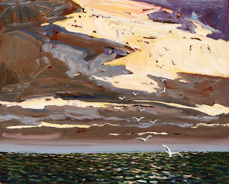 Artwork by Bruno Côté,  Tadoussac