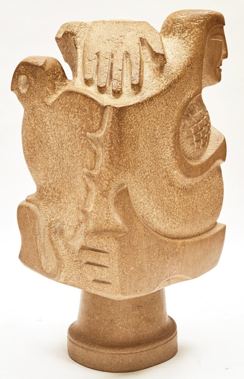 Artwork by Roger Cavalli, La gardienne du savoir