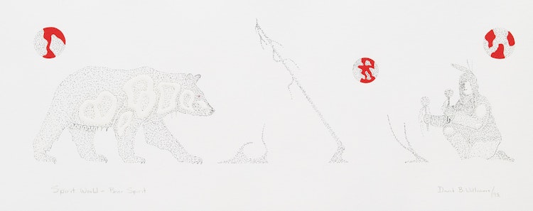 Artwork by David B. Williams, Spirit World - Bear Spirit