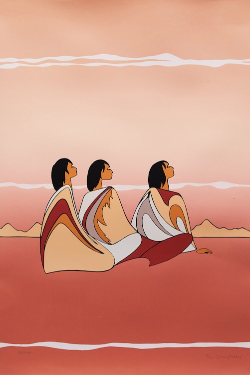 Artwork by Maxine Noel, The Story Teller; Ioyonmarni