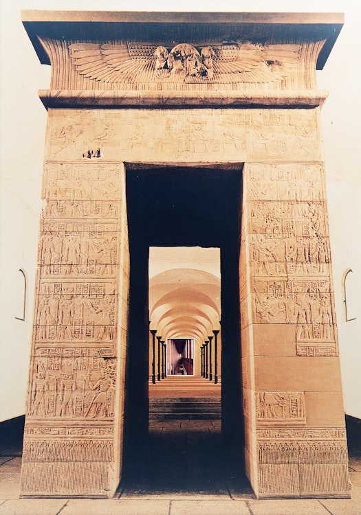Artwork by Barbara Bloom, Architectural Corner (diptych)