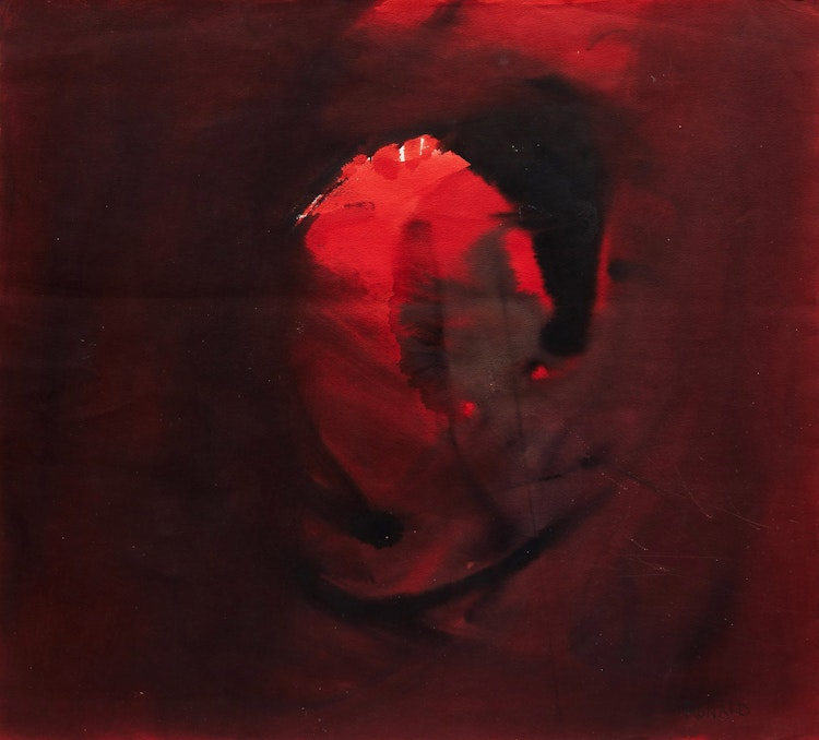 Artwork by William Ronald,  Red Abstraction