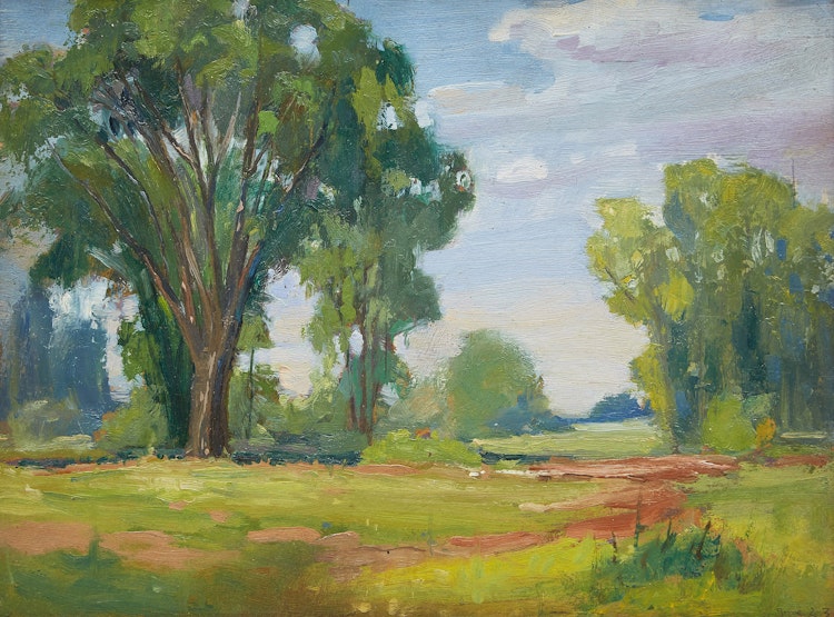 Artwork by George Henry Griffin, Summer Meadow