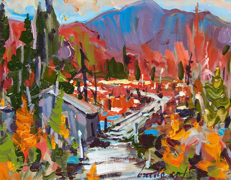 Artwork by Bruno Côté, Le Marais St. Hilarion