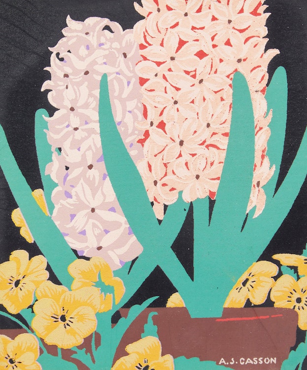 Artwork by Alfred Joseph Casson, Hyacinths; Daffodils