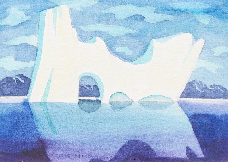 Artwork by Doris Jean McCarthy,  River Iceberg