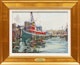 Thumbnail of Artwork by Manly Edward MacDonald, Tugboat in Toronto Harbour