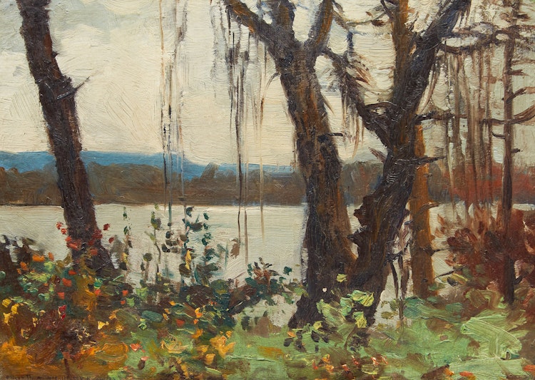 Artwork by Elizabeth Annie McGillivray Knowles,  By the Water