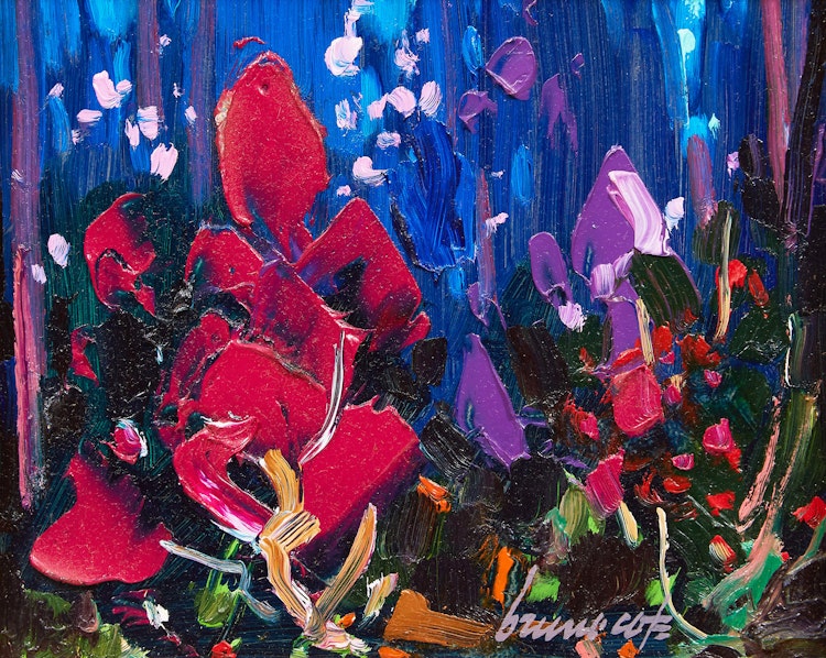 Artwork by Bruno Côté, Jardin à l’aube