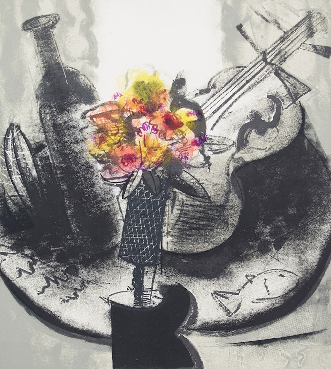 Artwork by Carl Heywood, Little French Suite (Hatched Glass); Little French Suite (Reflection & Drawing); Á Fleur de Pierre