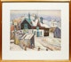 Thumbnail of Artwork by Peter & Bobs Cogill Haworth, Village in Winter; Winter Village Scene; Village in Spring; Autumn Village Scene