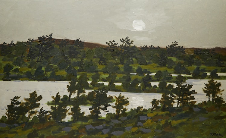 Artwork by Bruno Joseph Bobak,  Sunrise at Norton