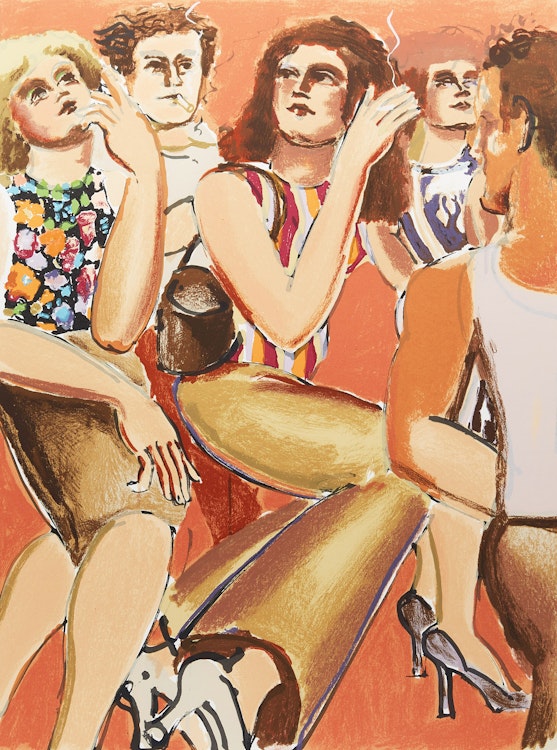 Artwork by Lester Frederick Johnson, Street Scene #4