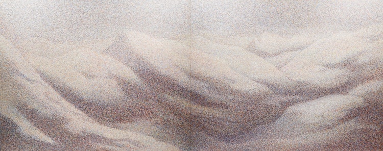 Artwork by Joan Willsher-Martel, Mountains