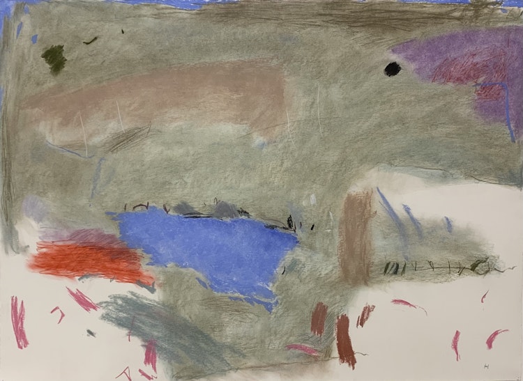 Artwork by John Hartman, Abstracted Landscape (Midland, Ontario)