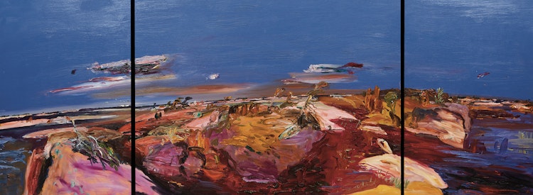 Artwork by John Hartman, Red Pool