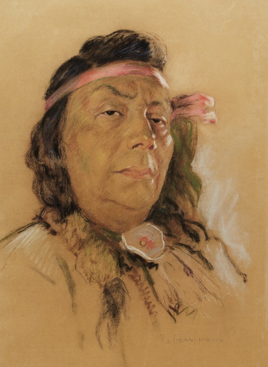 Artwork by Nicholas de Grandmaison, Untitled Portrait