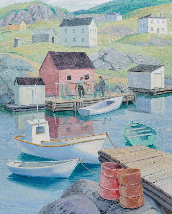 Artwork by Doris Jean McCarthy,  Bishop’s Harbour, Newfoundland