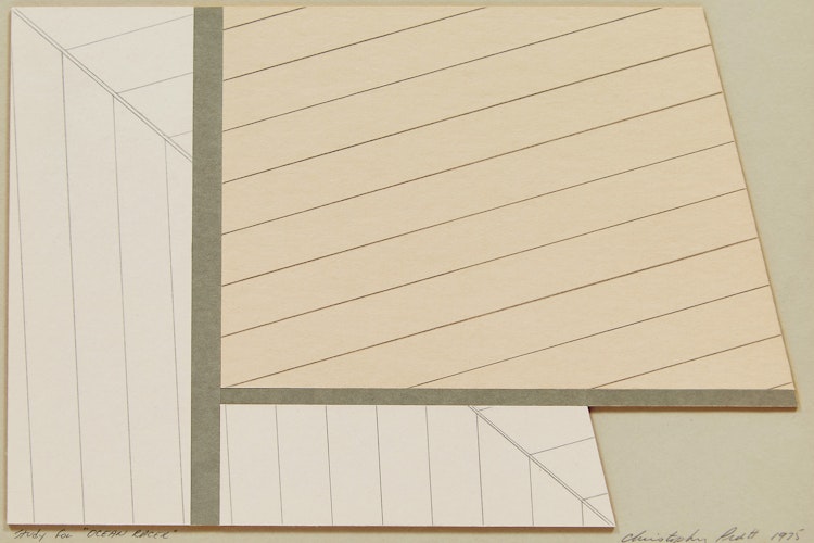 Artwork by Christopher Pratt, Study for Ocean Racer & Ocean Racer