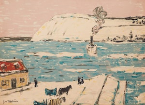 Artwork by James Wilson Morrice, The Ferry, Quebec