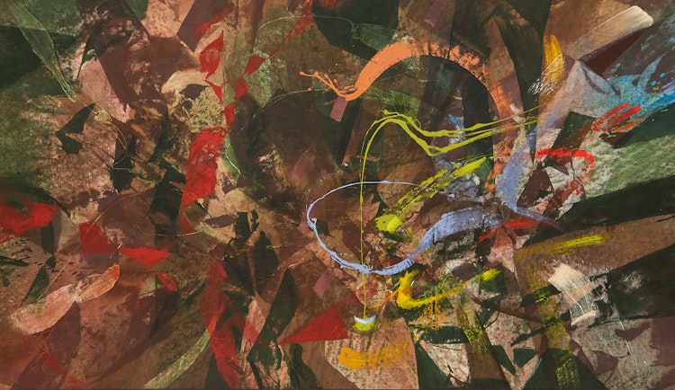 Artwork by Don Reichert, Warm Resonance - Gold Creek
