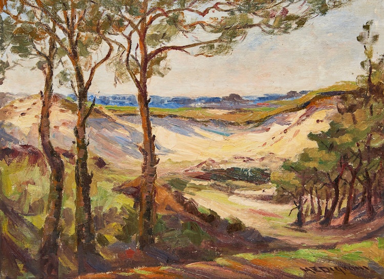Artwork by Mary Ella Dignam, Sand Dunes