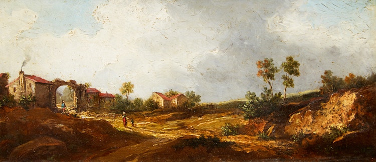 Artwork by  Unknown Artist,  Untitled (Returning to the Village)